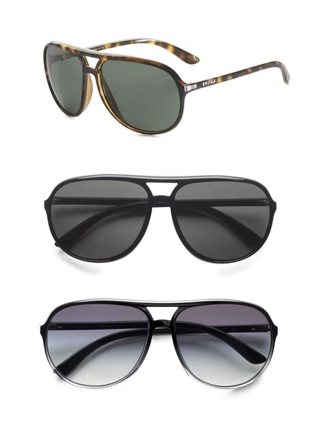 prada pilot sunglasses.